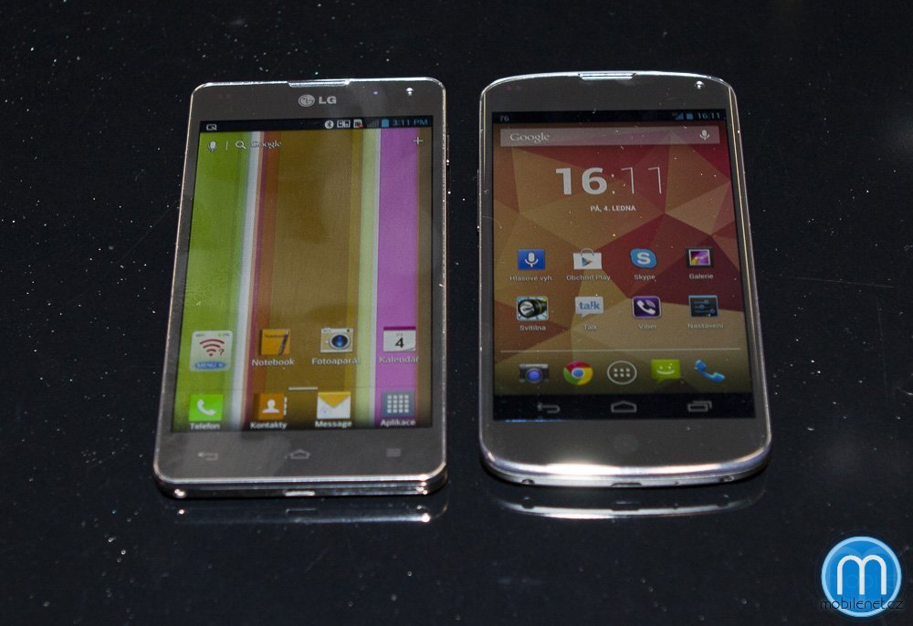 Google Nexus 4 a LG Optimus G