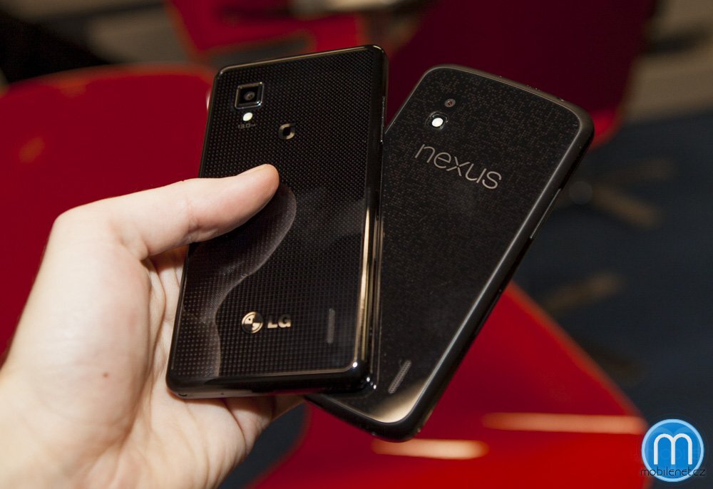 Google Nexus 4 a LG Optimus G
