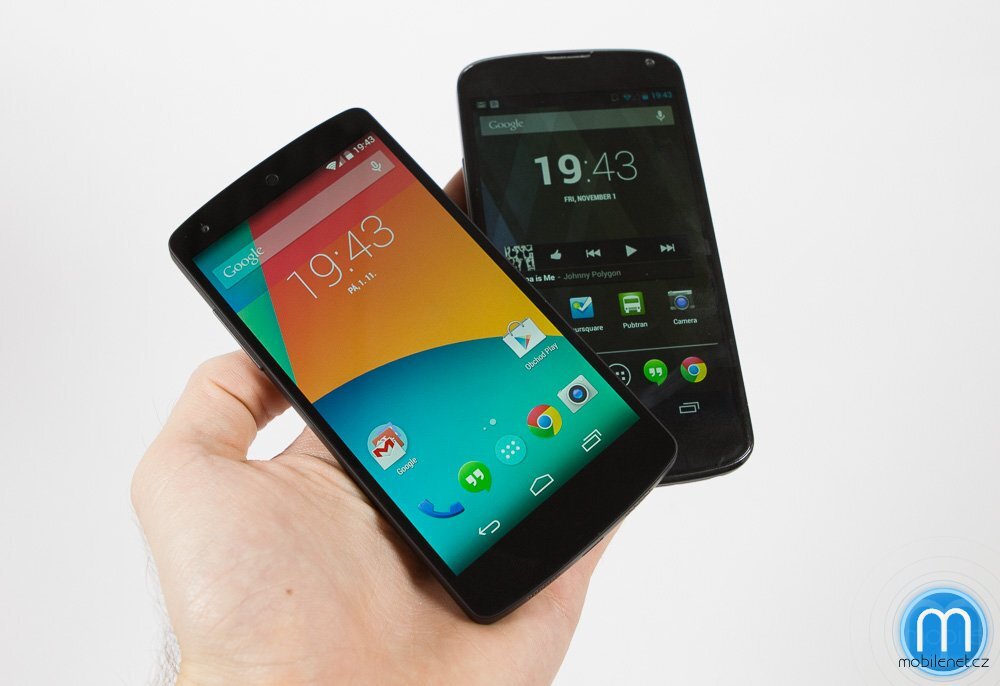 Google Nexus 5 a Nexus 4