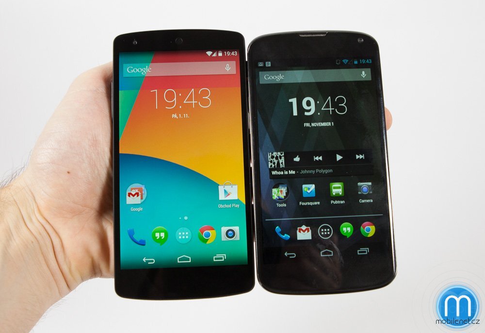 Google Nexus 5 a Nexus 4