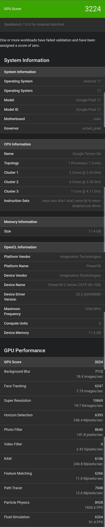Google Pixel 11