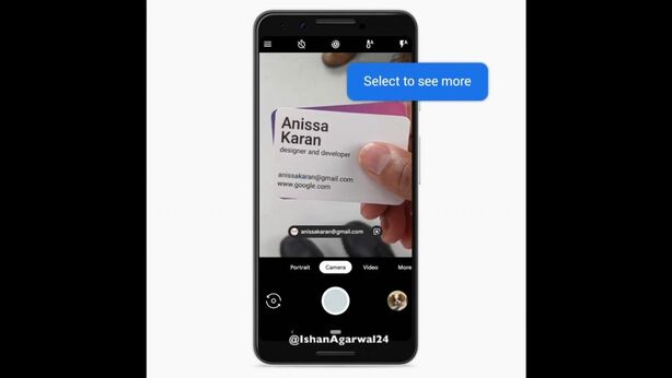 Google Pixel 3 Google Lens