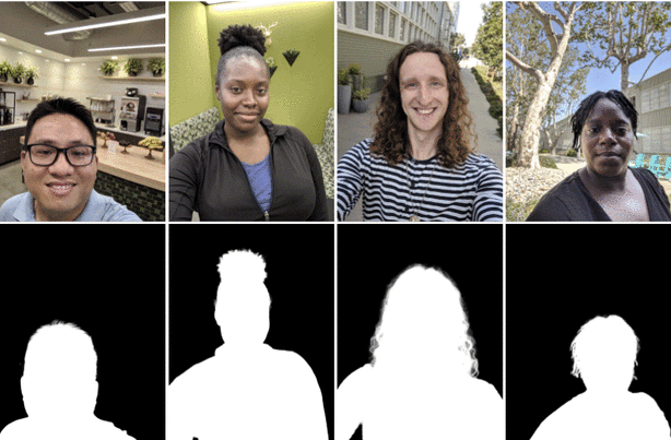 Google Pixel portrét