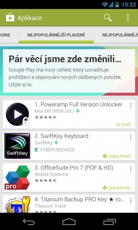 Google Play Store 4.0