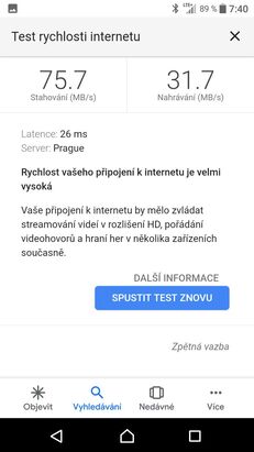 Google Speed Test