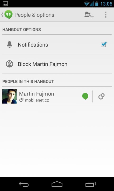 Hangouts 1.2