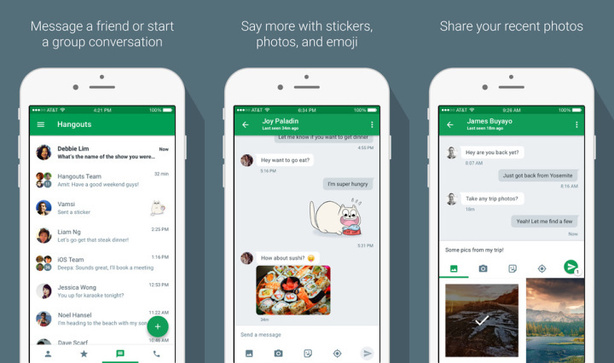 Hangouts pro iOS
