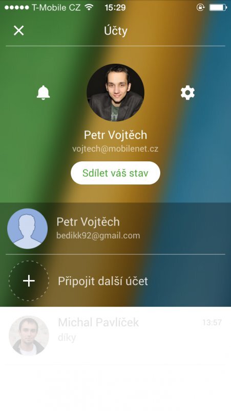 Hangouts pro iOS7