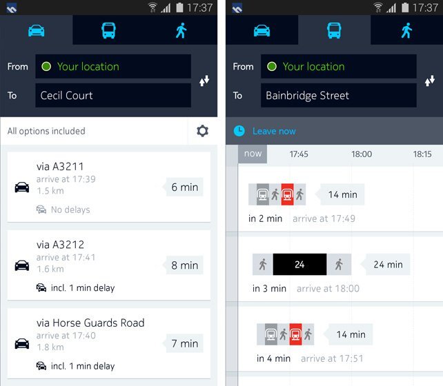 HERE Mapy pro Samsung