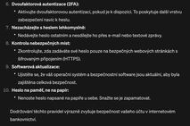 Heslo do internetového bankovnictví - ChatGPT