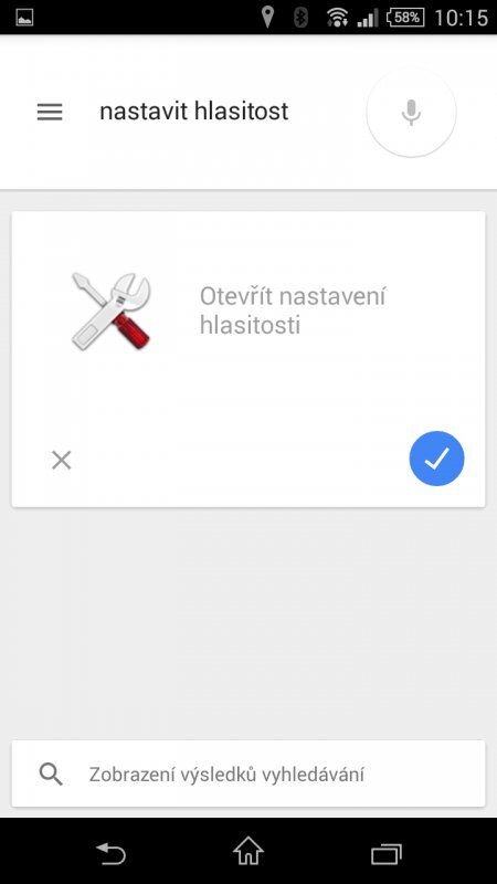 Hlasové ovládání Google