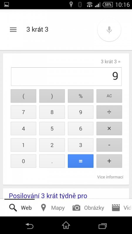 Hlasové ovládání Google