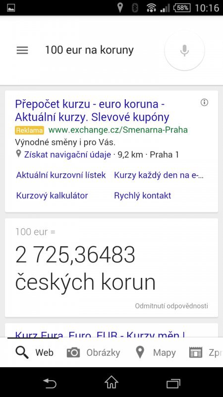 Hlasové ovládání Google