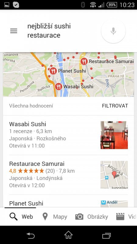Hlasové ovládání Google