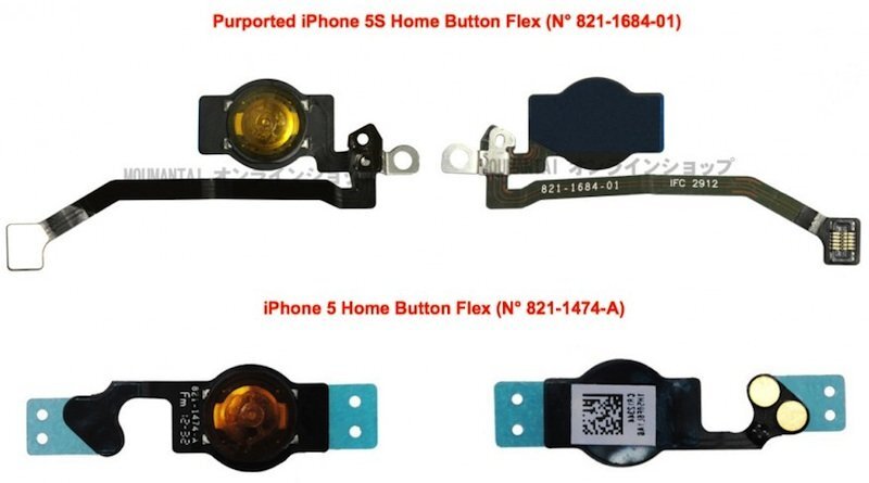 Home Button iPhone 5 vs 5S