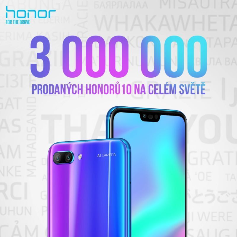 honor 3 miliony