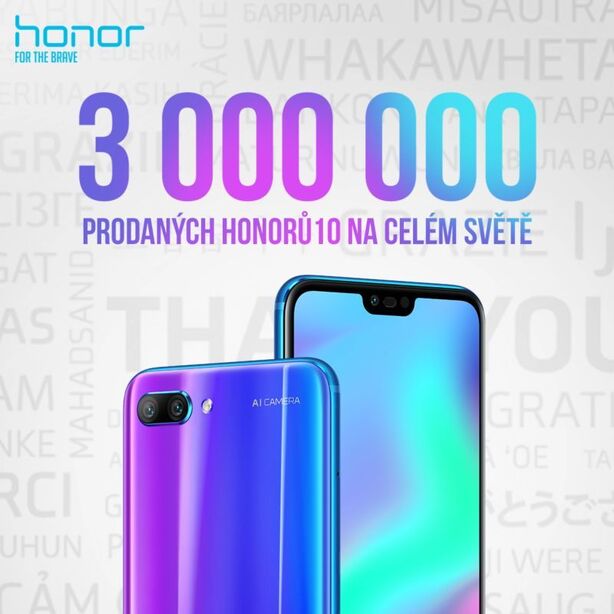 honor 3 miliony
