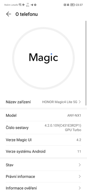 Honor Magic4 Lite