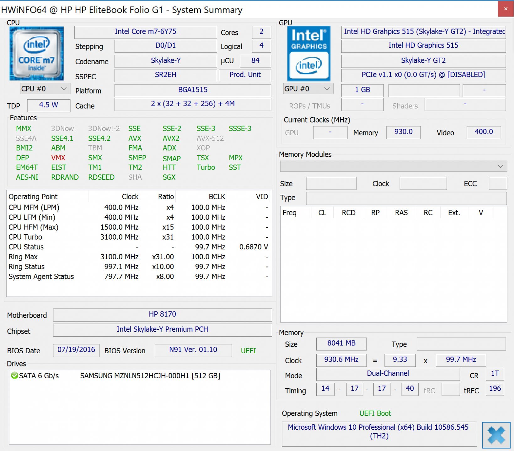 HP EliteBook Folio (2016)