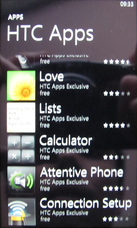 HTC 7 Mozart