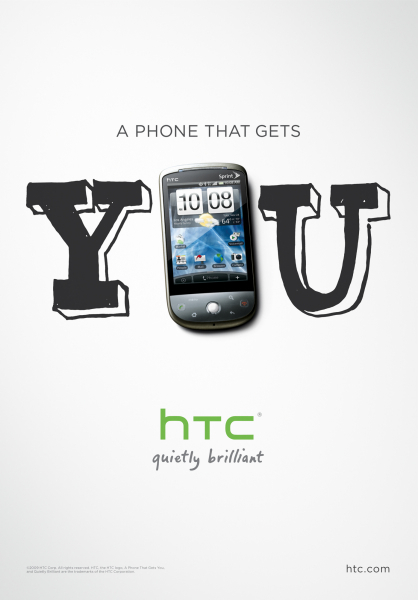 HTC a nová reklamní kampaň s heslem "Quietly Brilliant"
