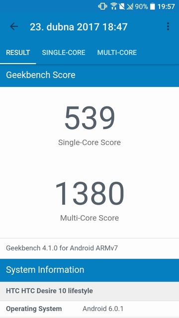 HTC Desire 10 Lifestyle