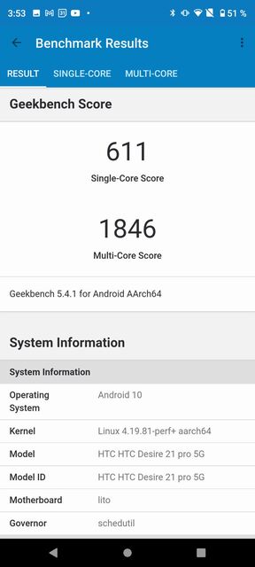 HTC Desire 21 Pro 5G