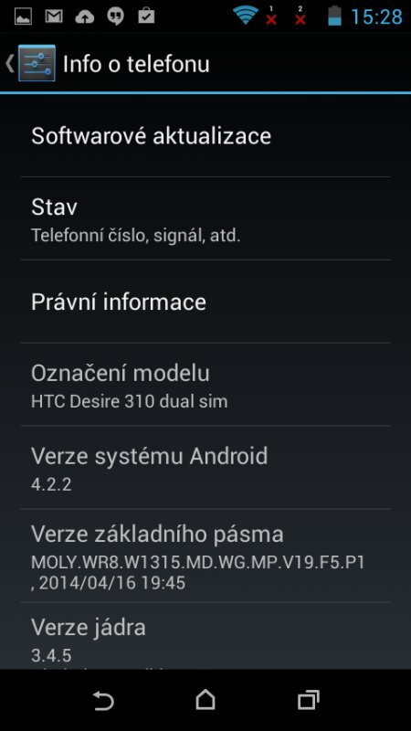 HTC Desire 310w Dual SIM