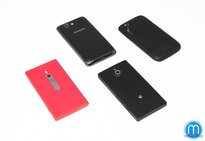 HTC Desire X vs. Sony Xperia sola vs. Nokia Lumia 800 vs. Samsung Galaxy S Advance