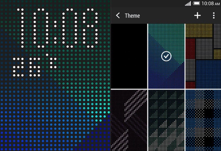 HTC Dot View themes