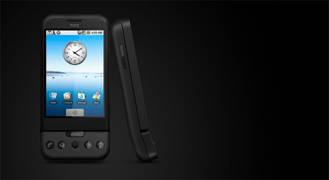 HTC Dream: nebrandovaný T-Mobile G1 oficiálně