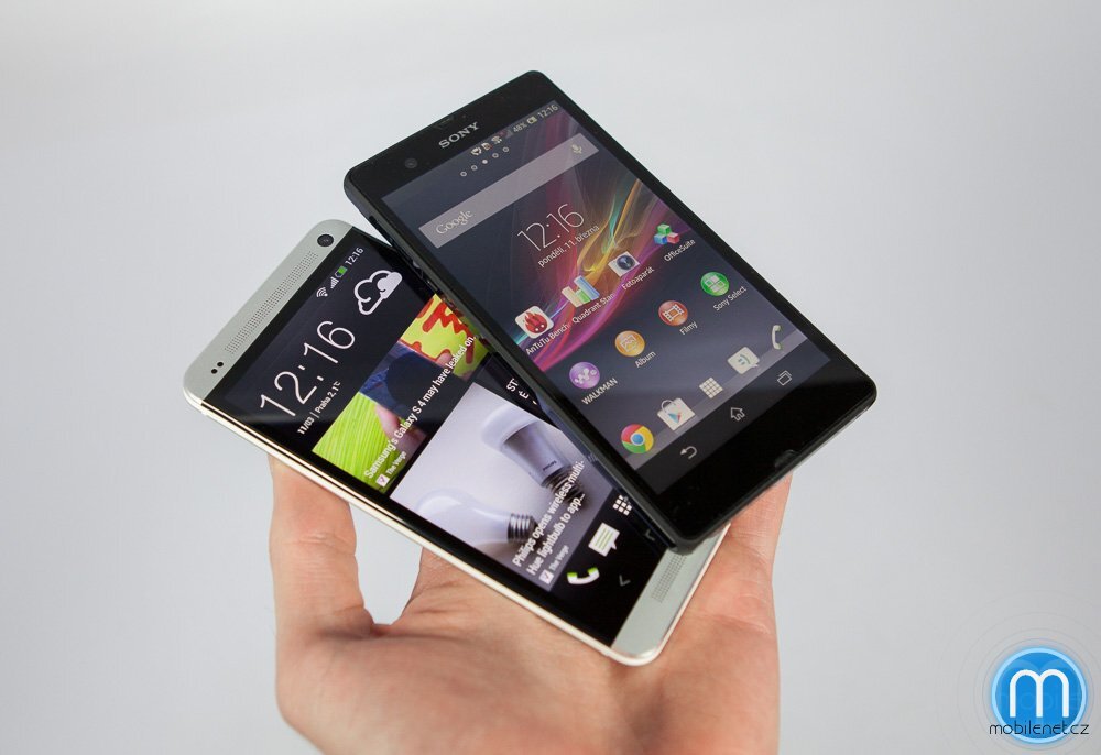 HTC One a Sony Xperia Z