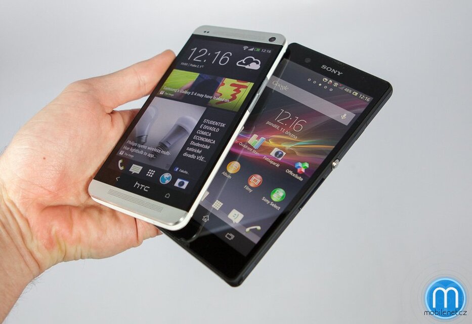 HTC One a Sony Xperia Z