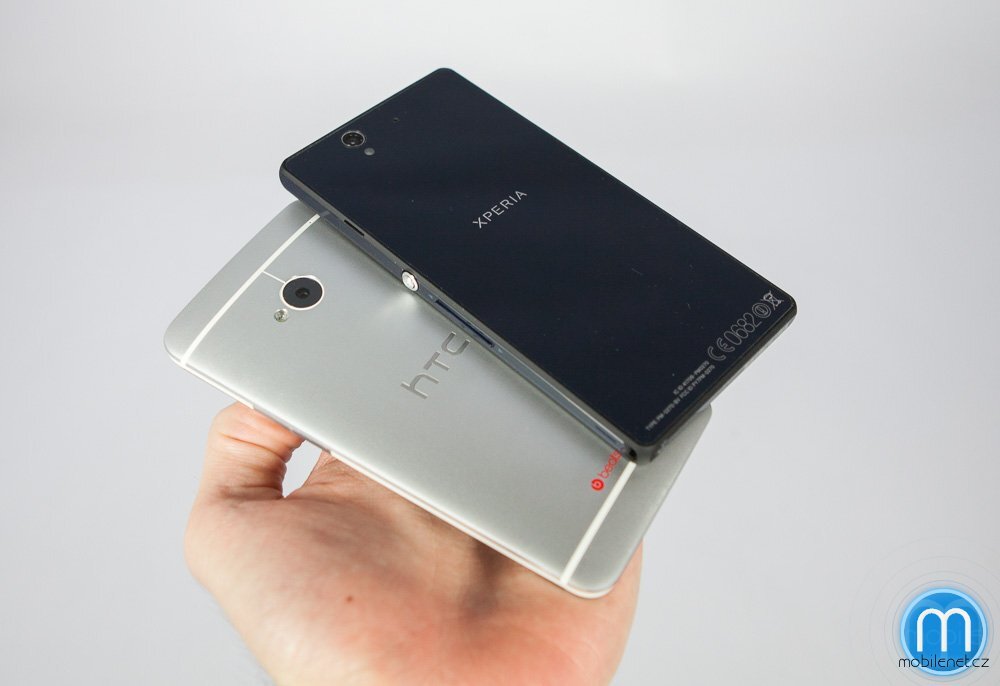 HTC One a Sony Xperia Z