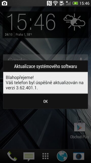 HTC One (aktualizace na Android 4.3)