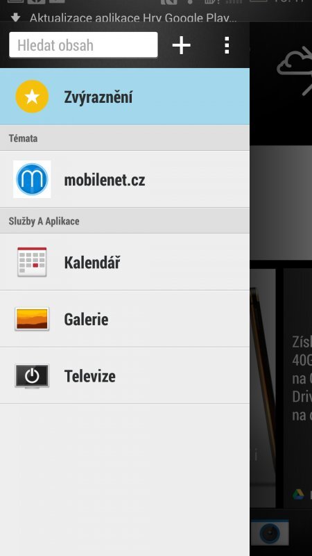 HTC One (aktualizace na Android 4.3)