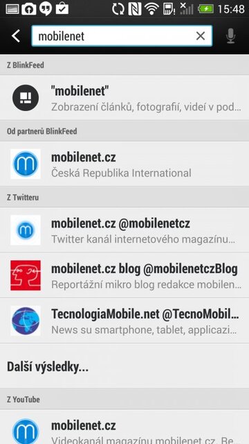 HTC One (aktualizace na Android 4.3)