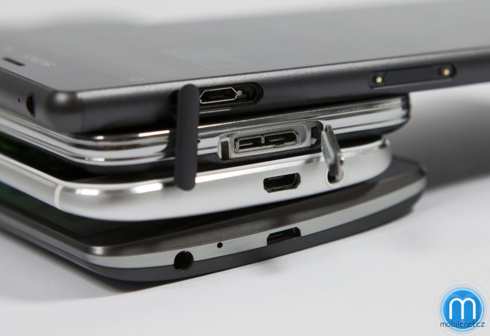 HTC One (M8), LG G3, Samsung Galaxy S5, Sony Xperia Z3