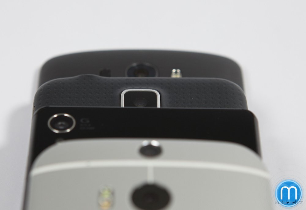 HTC One (M8), LG G3, Samsung Galaxy S5, Sony Xperia Z3