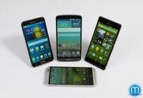HTC One (M8), LG G3, Samsung Galaxy S5, Sony Xperia Z3