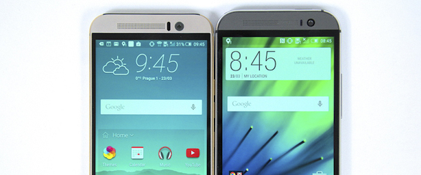 HTC One (M9) a (M8)