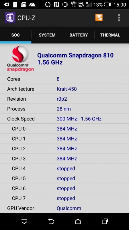 HTC One (M9) benchmark