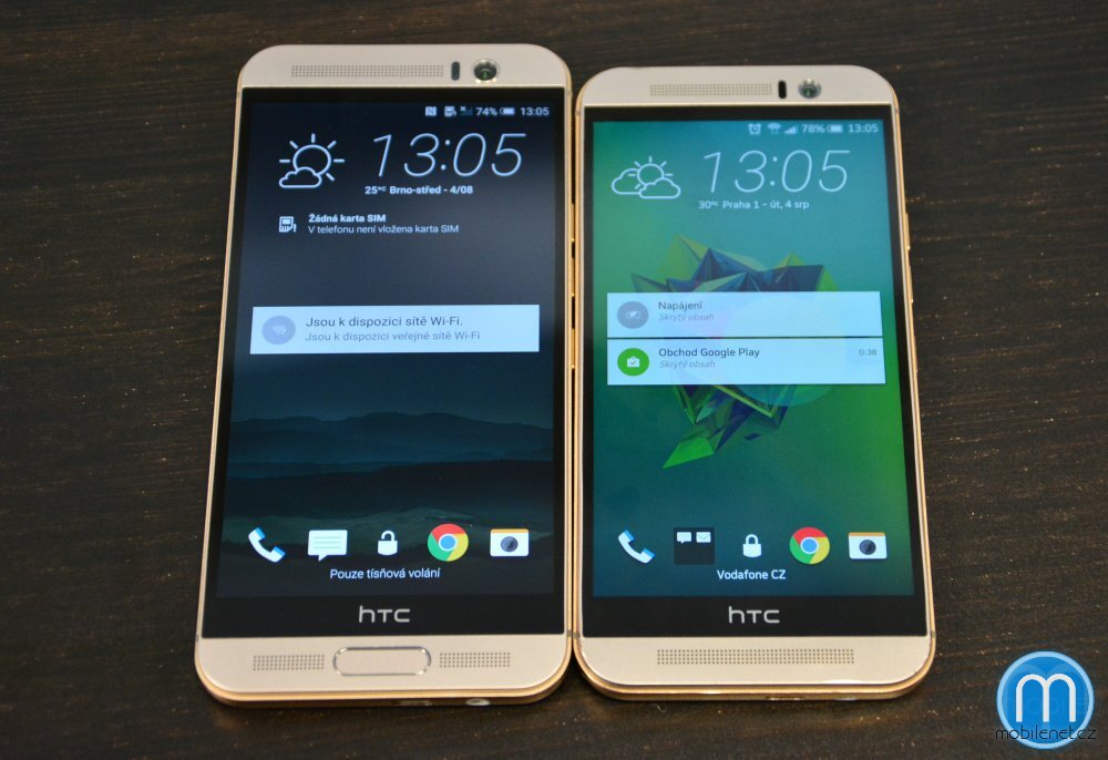 HTC One M9+ a One M9