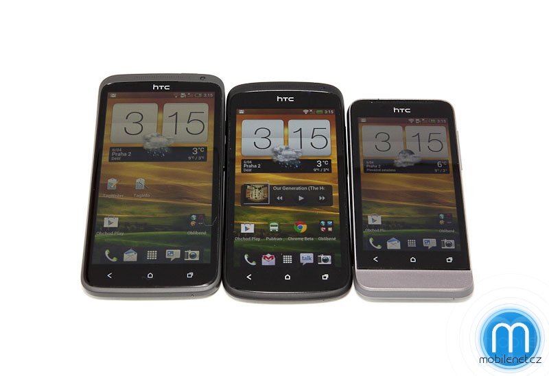HTC One X, S a V