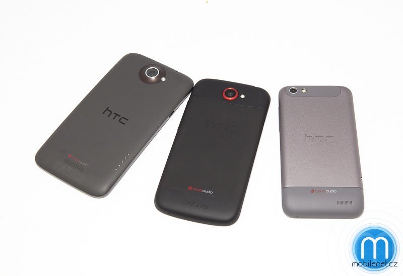 HTC One X, S a V