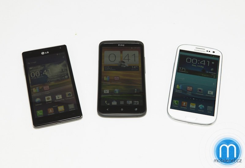 HTC One X vs. LG Optimus 4X HD vs. Samsung Galaxy S III