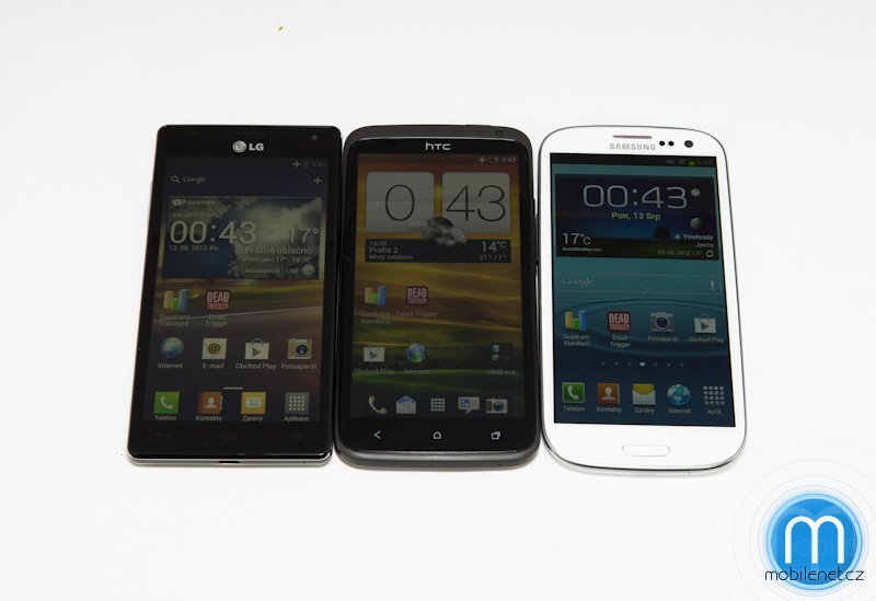 HTC One X vs. LG Optimus 4X HD vs. Samsung Galaxy S III