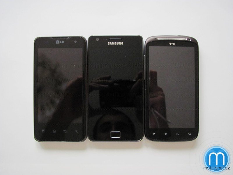 HTC Sensation, LG Optimus 2X, Samsung Galaxy S II