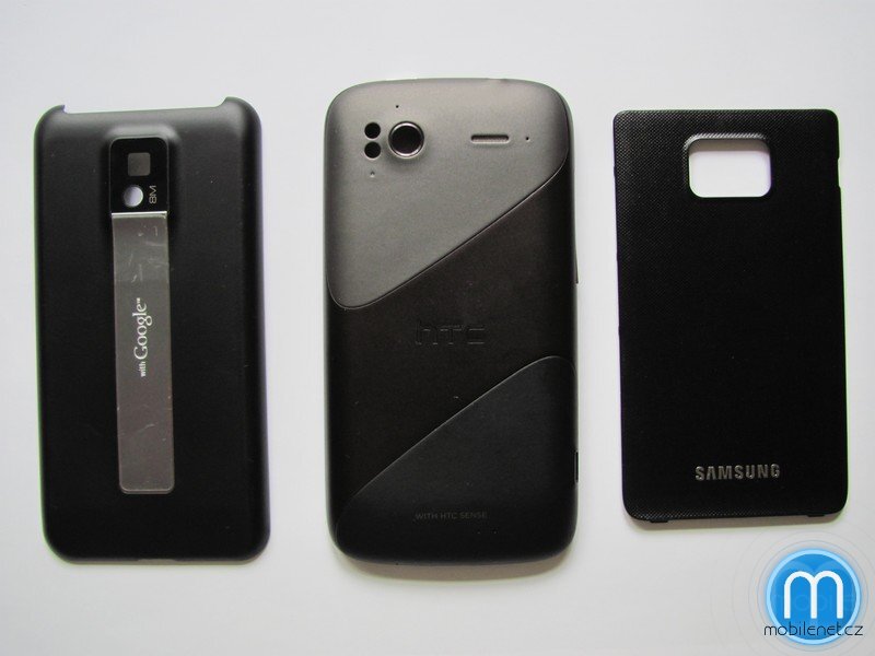 HTC Sensation, LG Optimus 2X, Samsung Galaxy S II