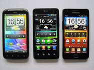 HTC Sensation, LG Optimus 2X, Samsung Galaxy S II